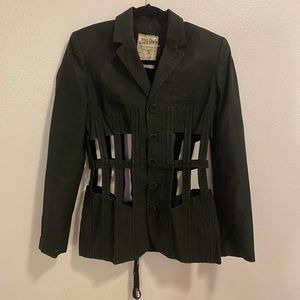 Jean Paul Gaultier cage corset jacket